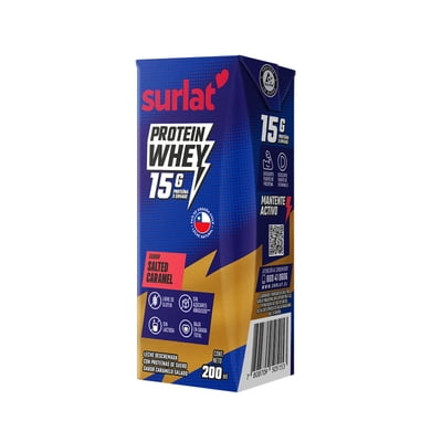 Leche Descremada Whey Protein Caramelo Salado 200 Ml Surlat