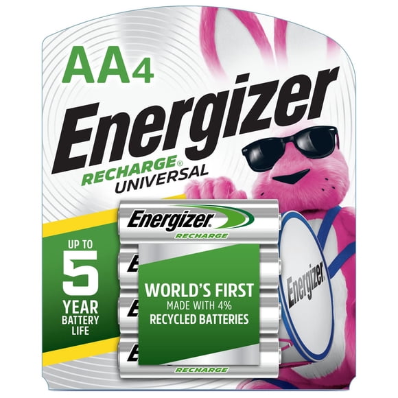 Pilas recargables Energizer Recharge Universal AA x4