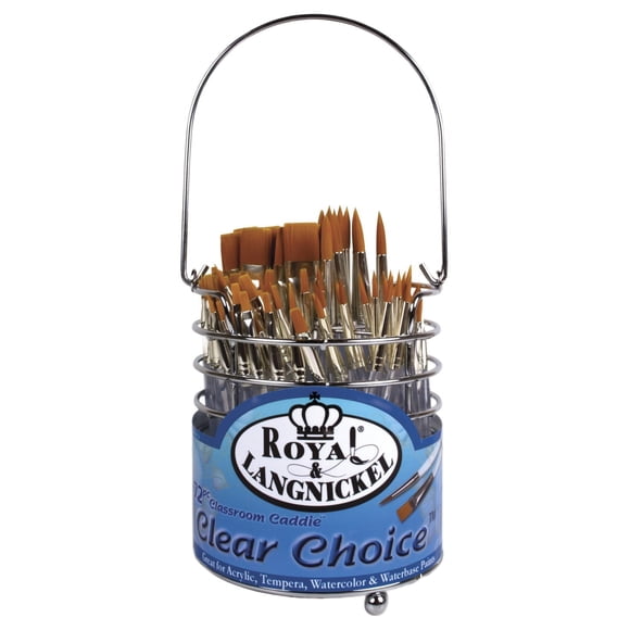 Juego de cepillos Royal Brush Clear Choice Classroom Caddies, 72 unidades