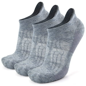 Calcetines Busy Socks Para Mujer, Lana Merino, Senderismo, Gris Claro, 3 Pares