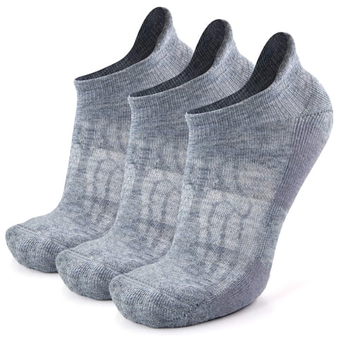 Calcetines Busy Socks Para Mujer, Lana Merino, Senderismo, Gris Claro, 3 Pares