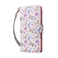 Foxdock Funda Tipo Cartera Floral Para Samsung Galaxy S20 Fe 5G ,Funda Con Tapa De Cuero Pu, Protección Antigolpes Con Ranuras Para Tarjetas Y Soporte