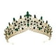 thumbnail image 1 of Tiara De Boda, Dije, Regalo, Pinza Para El Pelo, Diadema Para Cumpleaños, Graduación, Niñas, Estilo B, Verde Aureate, 1 of 3