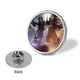 thumbnail image 3 of Halo-Theme Round Button Badge: Premium Metal Construction, Ideal for High-End Events 2.8 cm, 3 of 6