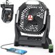 thumbnail image 1 of Ventilador portátil Peouix 20000 mAh recargable LED USB para camping, 1 of 3