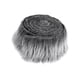 thumbnail image 3 of Tela Sintética Suave Y Peluda, Cortes Para Parches De Sombrero, Gnomos, Barba, Pelo, Gris Escarcha, 3 of 5