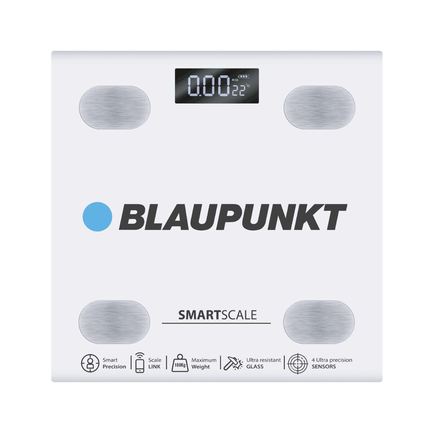 Blaupunkt - Balanza De Baño Smart Scale Blanca