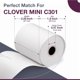 thumbnail image 3 of Papel térmico REYMOMIN 5,7 x 85 mm 10 rollos Clover Mini, 3 of 8