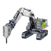 Magideal - Juguete De Ingeniería, Construcción De Automóviles, Juguete De Construcción De Aleación, Vehículos De Construcción Pequeños Para Niños De 8,9,10,11,12 Taladro