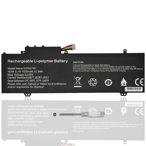Batería para laptop CQCEO 5376275P 11.4V 4500mAh nueva