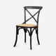 thumbnail image 1 of Silla De Comedor Crossback Madera Negro, 1 of 6