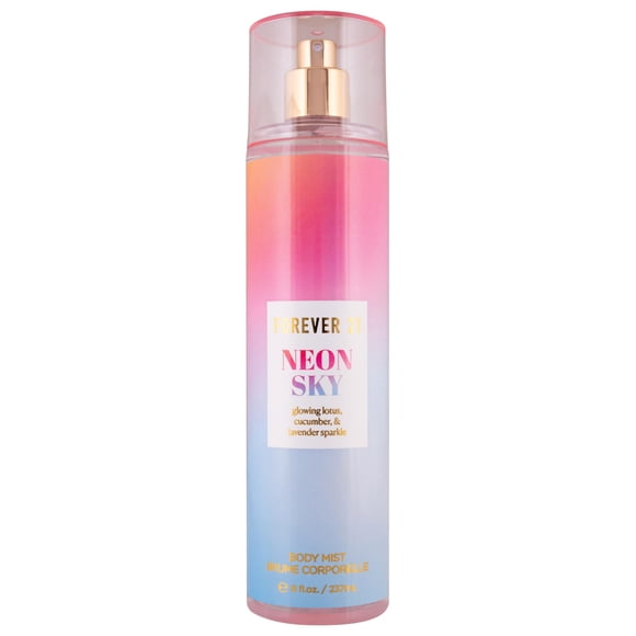Spray Corporal Neon Sky 240 Ml Pepino De Loto Resplandeciente