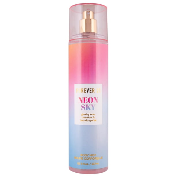 Spray Corporal Neon Sky 240 Ml Pepino De Loto Resplandeciente