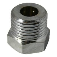 Genérica - Adaptador Llave Niple Macho Hermbra Conector He 1/2 - Hi 1/4