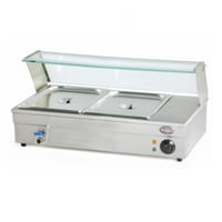 Prochef - Vitrina De Calor Baño Maria Sobremesa 2 X Gn 1/2