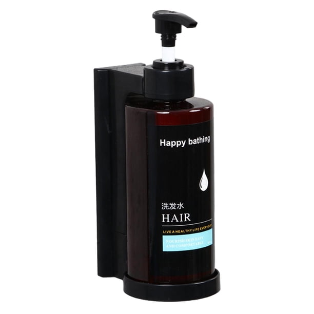 Dispensador de champú Botella de bomba vacía Multipropósito Mano Portátil Fácil de limpiar Botella de loción Dispensador de ducha de montaje en pared Estilo B