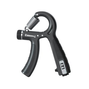 Ioensy - Fortalecedor De Agarre De Mano Con Entrenamiento De Contador, Ejercitador De Dedos Para Construcción Muscular, Negro