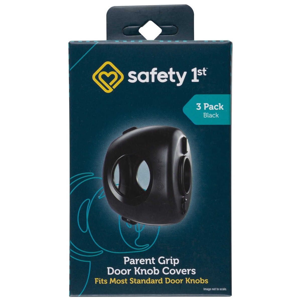 Cubre Picaportes Safety 1st Negro Pack 3 Seguridad Niaos