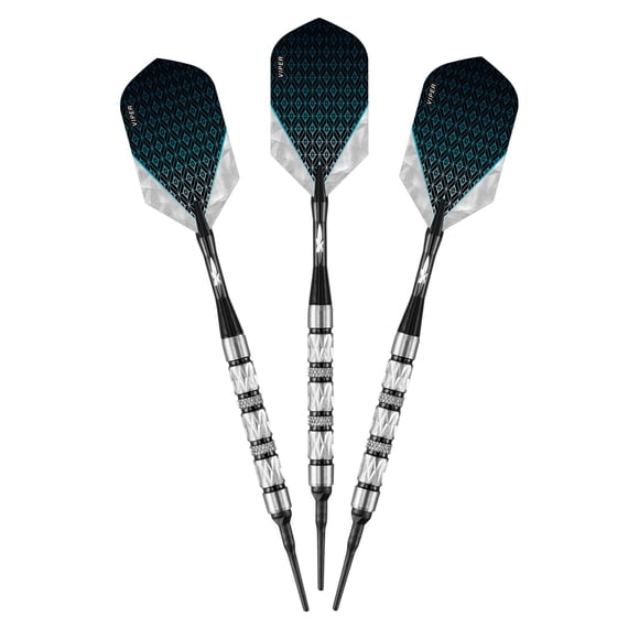 Darts Fat Cat Bulletz, punta de acero con 90% de tungsteno, 23 g, con funda