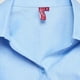 thumbnail image 5 of Blusa Oxford Cuello V M/L celeste L, 5 of 5