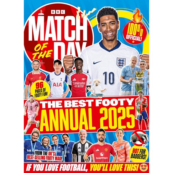 Libro BBC Match of the Day Anual 2025