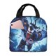 thumbnail image 1 of Venom Bolsa Térmica Portátil con Forro de Aluminio Grueso, Bolsa Térmica Impermeable y Hermética para Trabajo, Escuela y Picnic, Nevera Portátil para Entrega de Comida para Adultos y Niños 22*20*13cm, 1 of 6