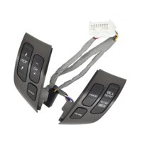 Magideal - Botón De Interruptor De Audio Para Volante, Duradero, Portátil, Prácticos Accesorios De Repuesto, Fácil De Instalar, Profesional Para 2003-2007