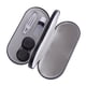 thumbnail image 3 of Estuche para gafas de doble cara con pinzas de espejo y botella, caja para lentes de contacto portátil, juego de almacenamiento para remojo de viaje, Negro, 3 of 5
