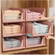 thumbnail image 1 of Caja organizadora de armario SNSLXH apilable, paquete de 5 unidades, plástico rosa, 1 of 7