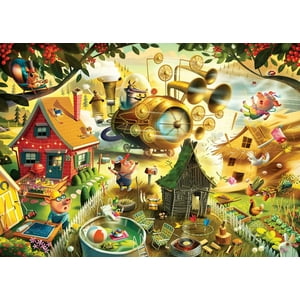 Rompecabezas Ravensburger Dean Macadam Look Out Little Pigs
