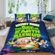 thumbnail image 2 of EL DÍA QUE LA TIERRA EXPLOTÓ Conjunto de sábanas temático, trío de piezas, cómodo y amigable con la piel, diseño único, regalo de decoración para el hogar para familiares, amigos y fans,135cm *200cm, 2 of 6