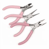 Genérico - Set Alicates 3 Piezas Doblar, Aplastar Y Cortar Bisutería