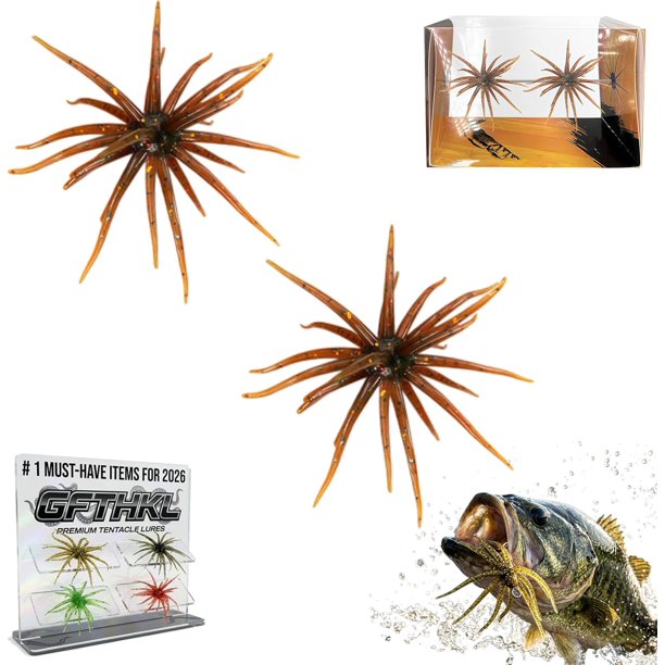 Señuelo criatura tentáculo delicadeza realista hundimiento lento plástico blando pesca lubina