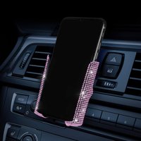 Genérico - Soporte Ajustable Para Teléfono De Coche - Soporte De 360 Grados Para Salpicadero, Parabrisas Y Rejilla De Ventilación, Compatible Con Smartphones Universales-Rosa