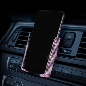 Genérico - Soporte Ajustable Para Teléfono De Coche - Soporte De 360 Grados Para Salpicadero, Parabrisas Y Rejilla De Ventilación, Compatible Con Smartphones Universales-Rosa