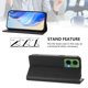 thumbnail image 3 of Funda Billetera con Soporte para Motorola Moto G35 5G Bloqueo RFID Plegable Negro, 3 of 6