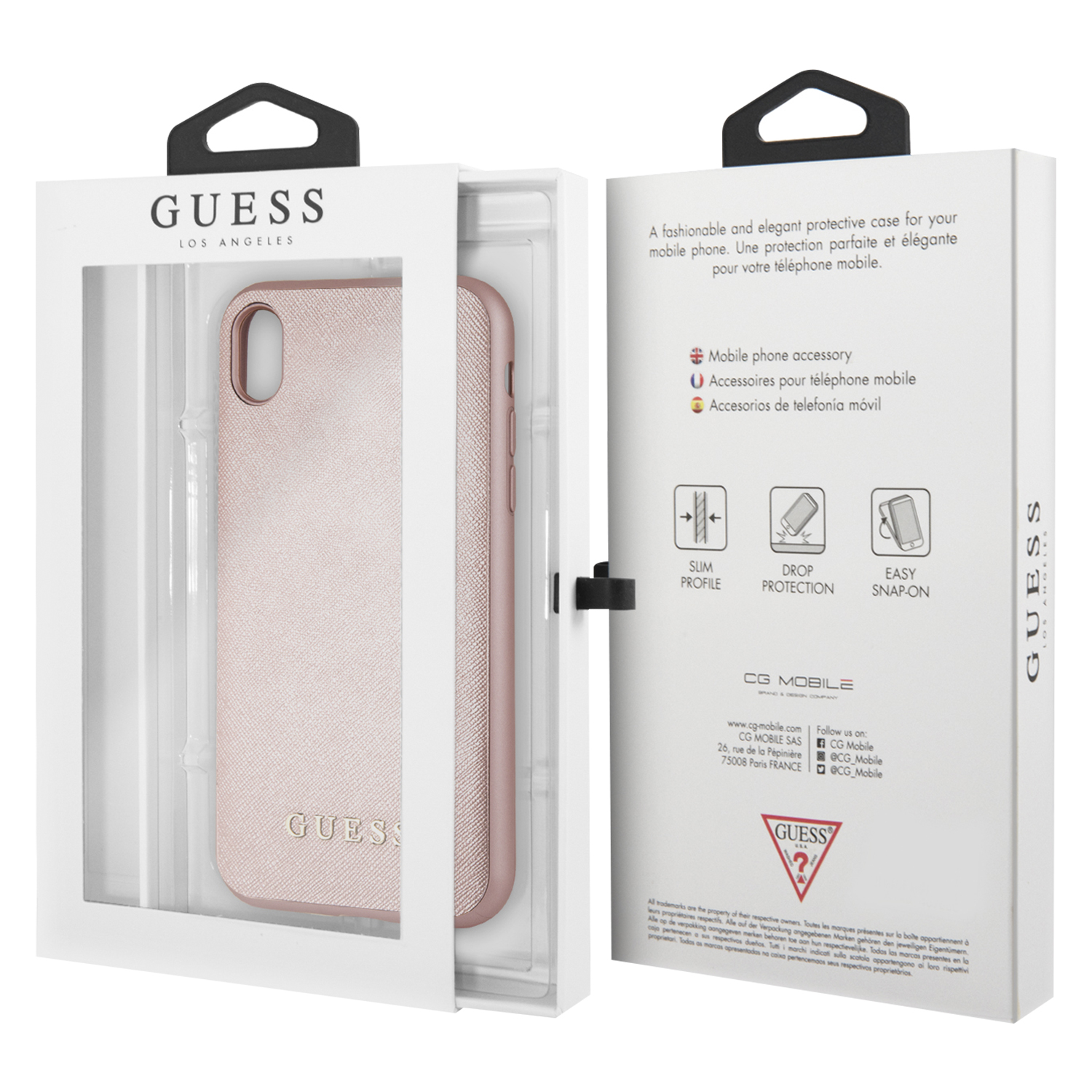Carcasa Guess P/Iphone Xr Rosada Guhci61Slsapi