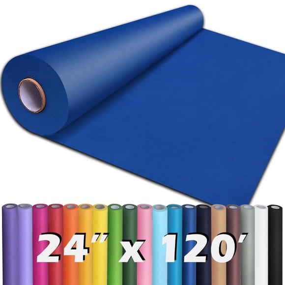 Rollo de papel kraft azul PerkHomy de 24 x 1440 pulgadas (120 pies) para manualidades, tablón de anu