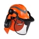 thumbnail image 4 of Casco de motosierra, casco forestal, protección auditiva con orejeras, casco forestal, equipo de protección para el cuidado del césped, 4 of 5