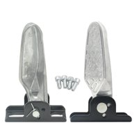 Magideal - 2 Pedales Traseros De Bicicleta, Estriberas Plegables, Fácil Instalación, Reposapiés, Pedales, Niveles De Bicicleta Plegable Para Reemplazo De Motocic Sin Almohadilla Antideslizante