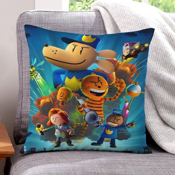 Hombre Perro Fundas de almohada de terciopelo con tema, regalos de funda de almohada, decoración para el hogar, cojín de lanzar, regalo de cumpleaños para fans y parejas. 45cm x 45cm.