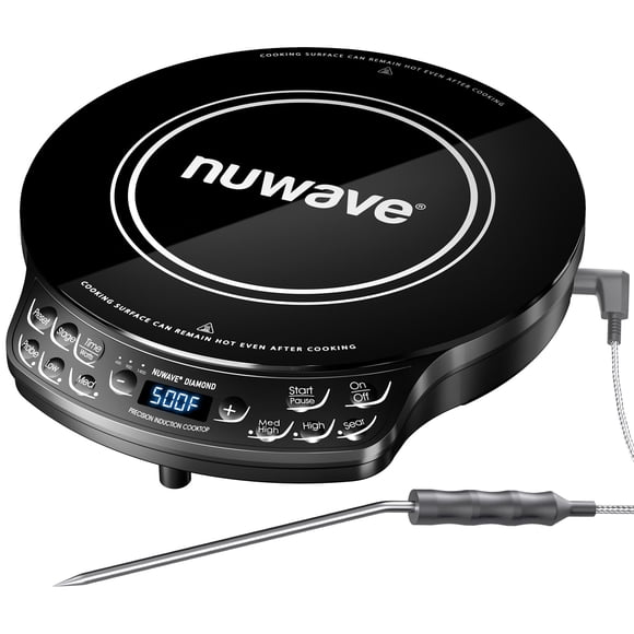Placa de inducción Nuwave Portable Diamond con sonda 1500W