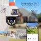 thumbnail image 4 of Camara Seguridad Exterior WiFi 4MP Doble Lente PTZ Visión Nocturna Color y Alarm, 4 of 6