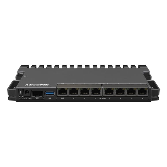 Router MikroTik RB5009UPr+S+IN 1,4 GHz, 1 GB, 7 puertos Gb, 1 puerto 2,5 Gb