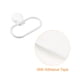 thumbnail image 4 of Uxcell Anillo para Toallas Ovalado Montado en la Pared ABS Soporte Colgante Autoadhesivo, Blanco Paquete de 2, 4 of 7