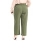 thumbnail image 3 of Agnes Orinda Pantalones Casuales de Negocios Rectos de Talla Grande para Mujer con Bolsillo 2X Verde Militar de Escuela, Universidad, Trabajo, Oficina de Talle Alto, 3 of 6