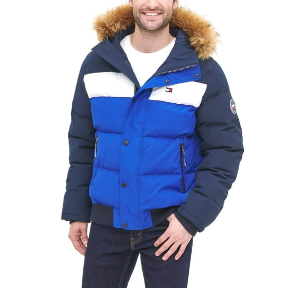 Chaqueta Tommy Hilfiger de tela ártica acolchada con esnórquel tipo bomber