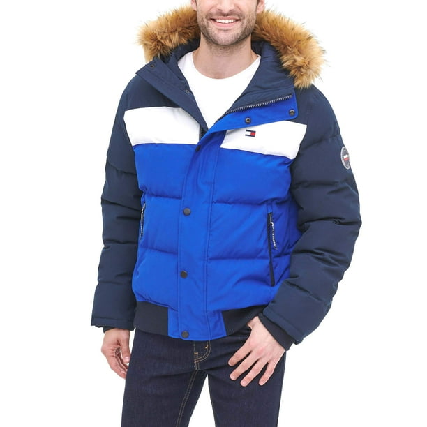Chaqueta Tommy Hilfiger de tela ártica acolchada con esnórquel tipo bomber