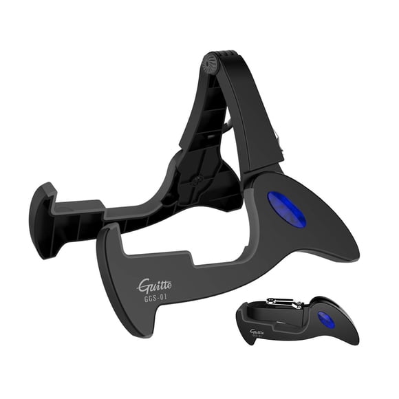 Soporte De Guitarra Con Trípode Ajustable En Forma De A Para Acústica Y Bajo