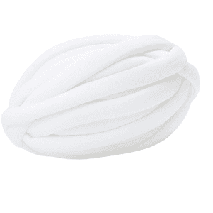 Bothyi - Relleno De Hilo De Lana Grueso Tejido Suave Para Bufanda Suéter Cerca De Cama Ganchillo Blanco